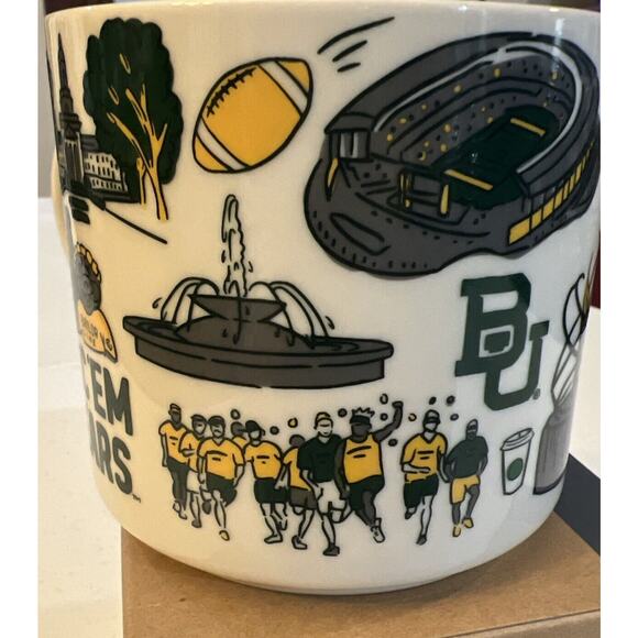 Starbucks BAYLOR University Been There Series Campus Collection 14 oz mug NEW - Picture 3 of 9